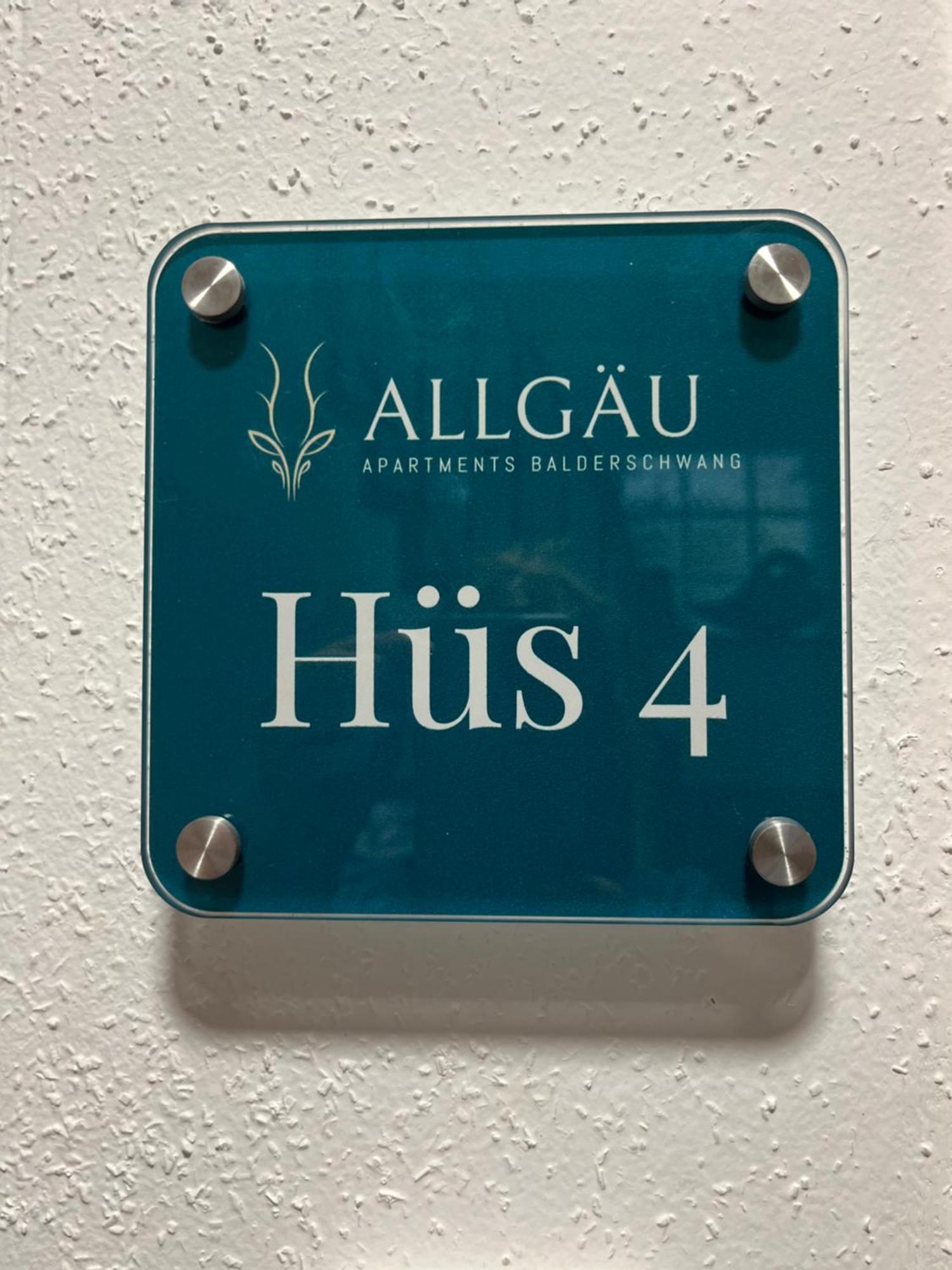 Allgaeu Apartments Hues 4 Ferienwohnung Mit Self-Checkin バルダーシュヴァング エクステリア 写真